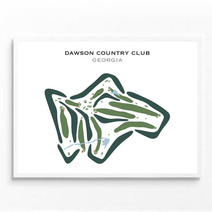 Dawson Country Club, Georgia - Printed Golf Courses