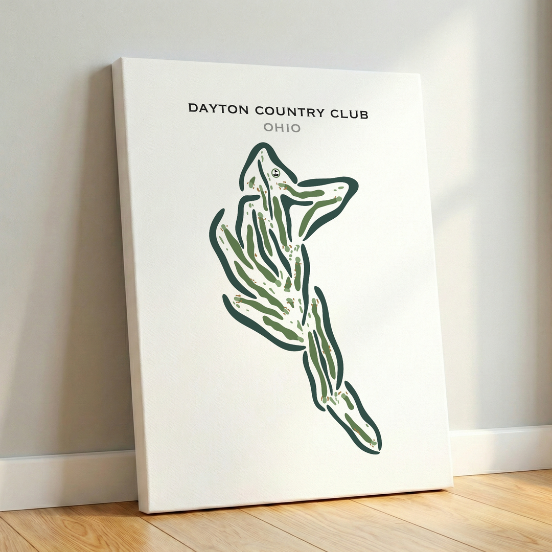 Dayton Country Club, Ohio - Printed Golf Courses