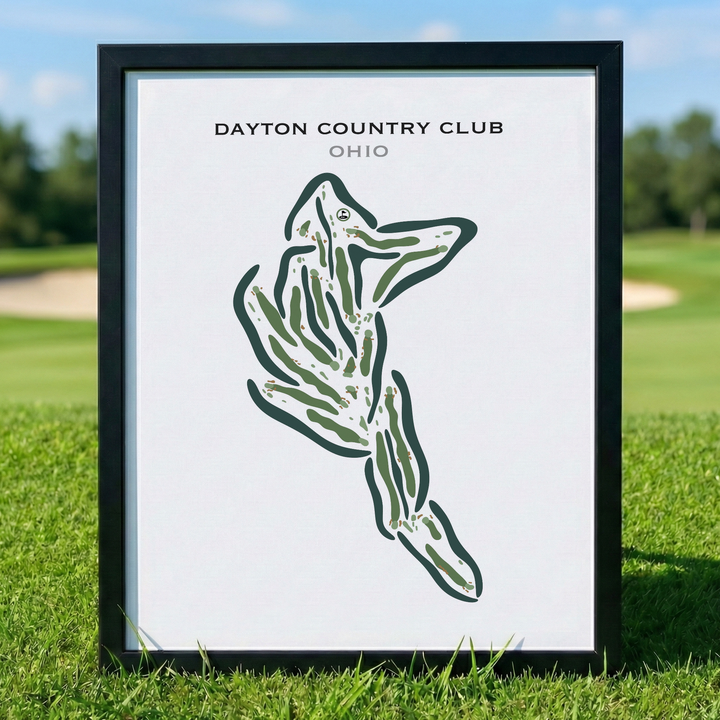 Dayton Country Club, Ohio - Printed Golf Courses