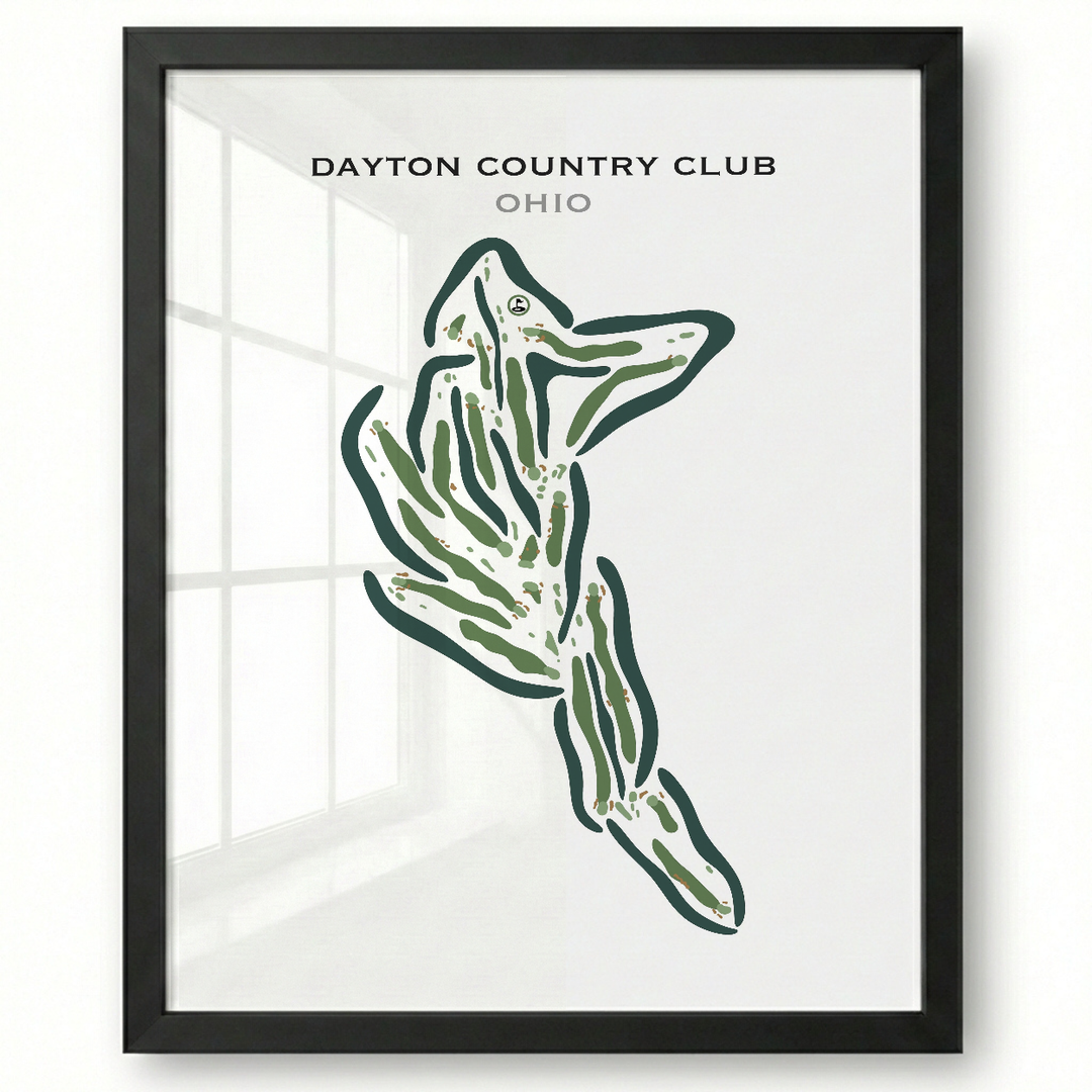 Dayton Country Club, Ohio - Printed Golf Courses