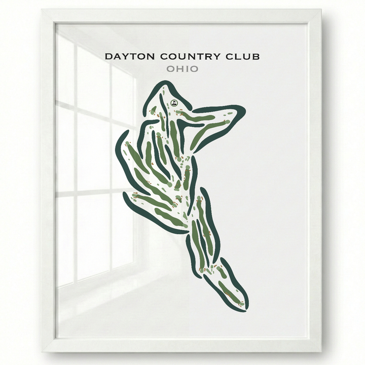 Dayton Country Club, Ohio - Printed Golf Courses