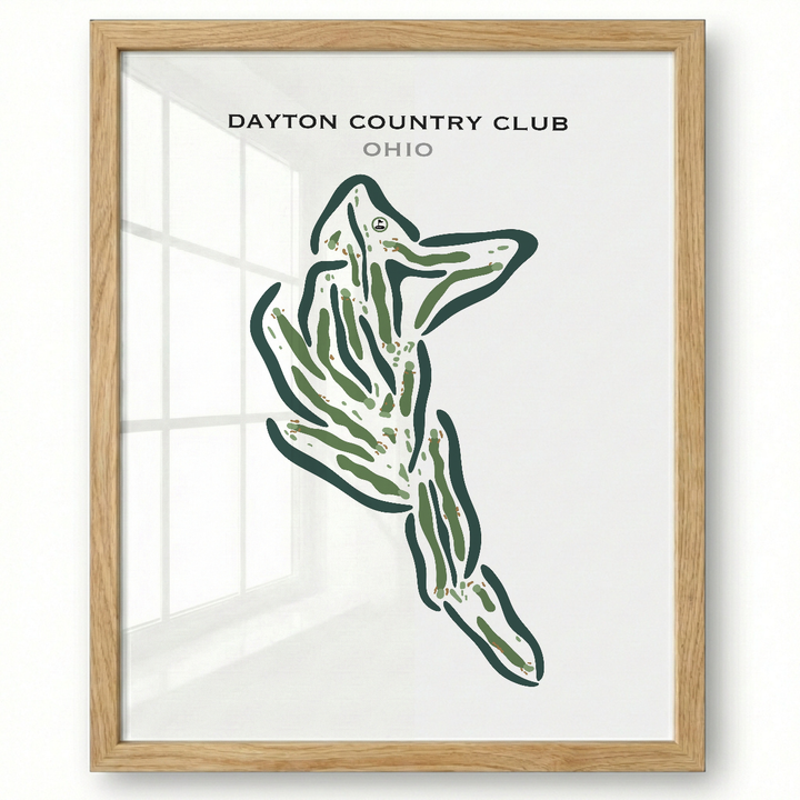Dayton Country Club, Ohio - Printed Golf Courses