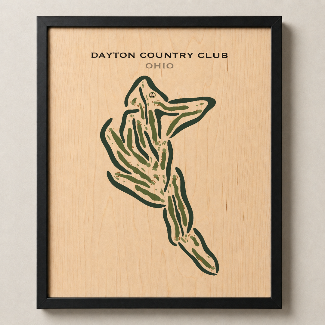 Dayton Country Club, Ohio - Printed Golf Courses
