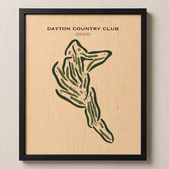 Dayton Country Club, Ohio - Printed Golf Courses