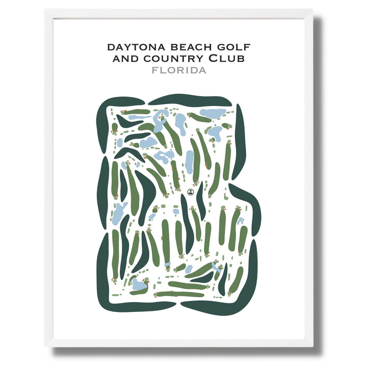 Daytona Beach Golf and Country Club, Florida - Printed Golf Courses