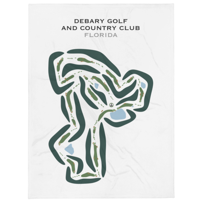 DeBary Golf & Country Club, Florida - Printed Golf Course