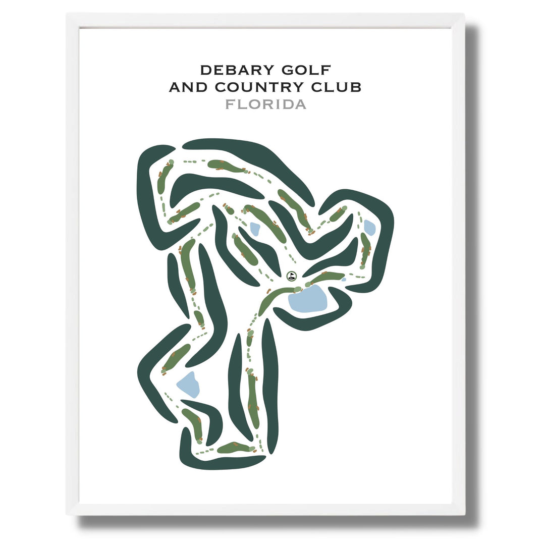 DeBary Golf & Country Club, Florida - Printed Golf Course