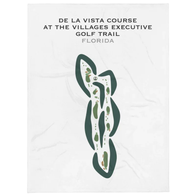 De La Vista Course at The Villages Executive Golf Trail, Florida - Printed Golf Courses