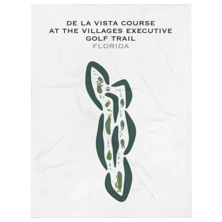 De La Vista Course at The Villages Executive Golf Trail, Florida - Printed Golf Courses
