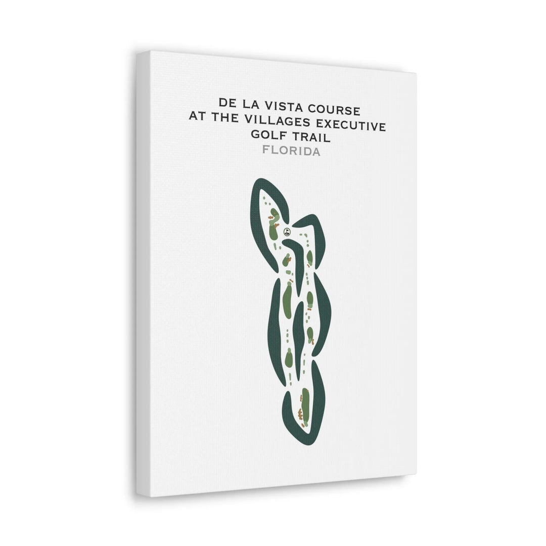 De La Vista Course at The Villages Executive Golf Trail, Florida - Printed Golf Courses