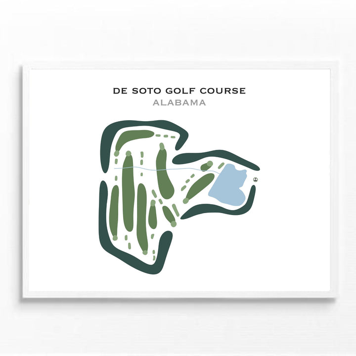 De Soto Golf Course, Alabama - Printed Golf Course