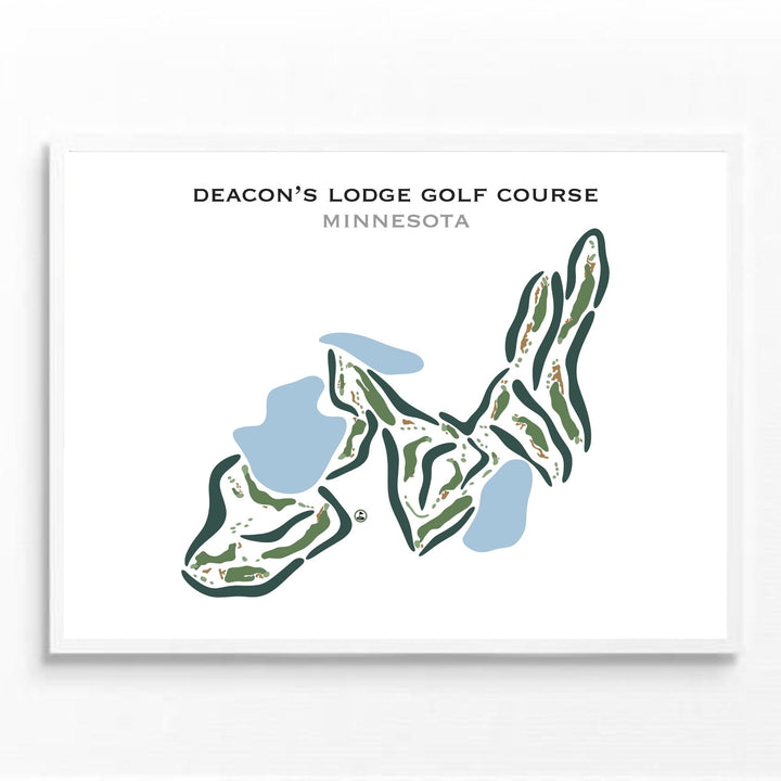 Deacon's Lodge Golf Course, Minnesota - Printed Golf Courses