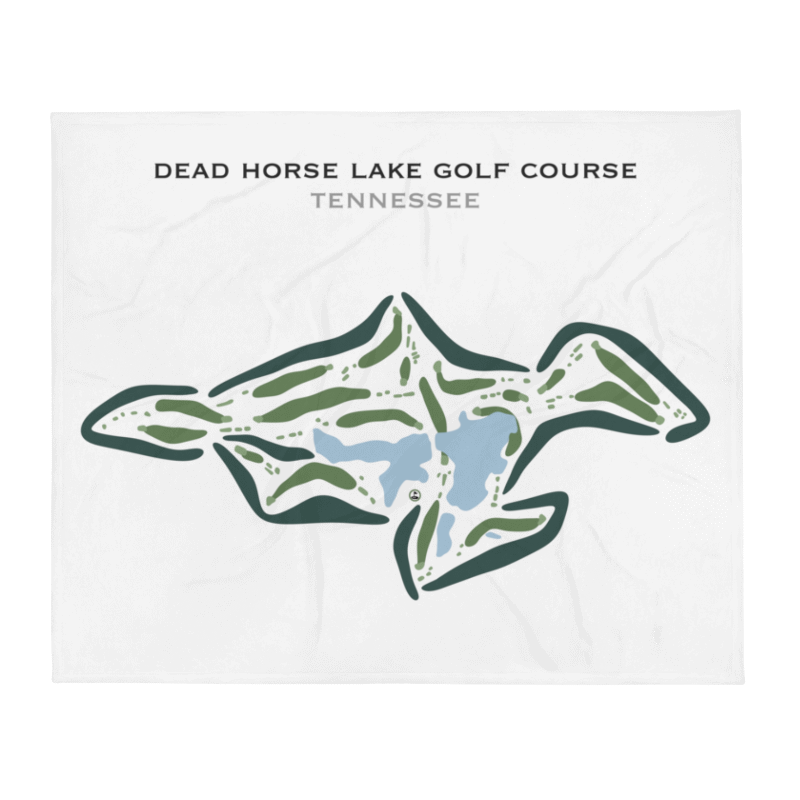 Dead Horse Lake Golf Course, Tennessee - Printed Golf Courses