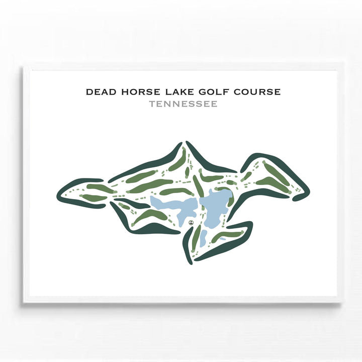 Dead Horse Lake Golf Course, Tennessee - Printed Golf Courses