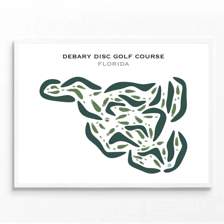 Debary Disc Golf Course, Florida - Printed Golf Courses