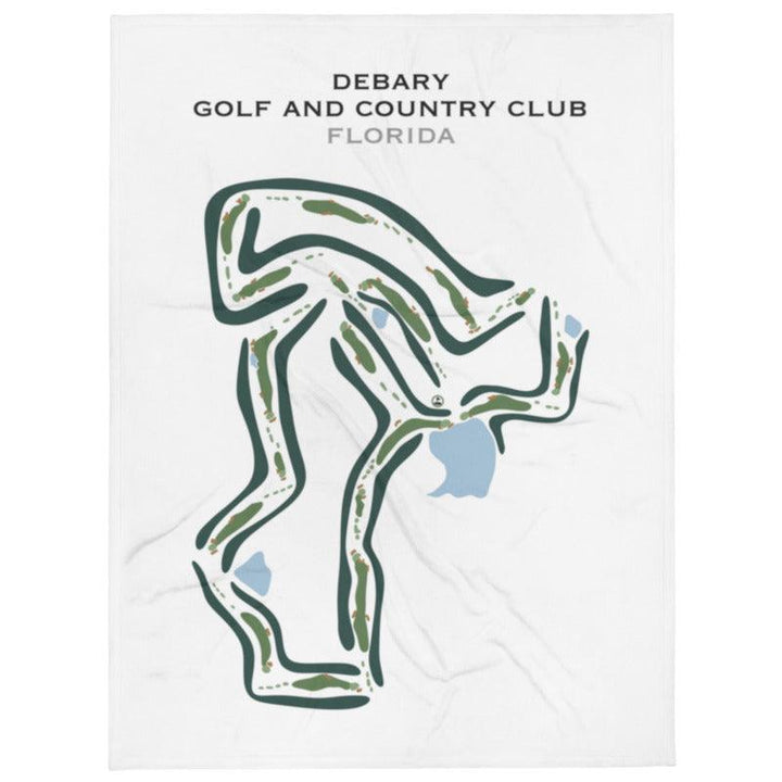 DeBary Golf & Country Club, Florida - Printed Golf Course