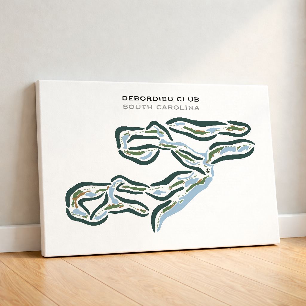 DeBordieu Club, South Carolina - Printed Golf Courses