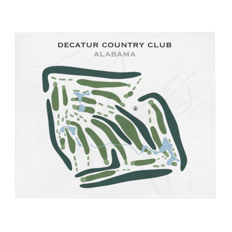 Decatur Country Club, Alabama - Printed Golf Courses