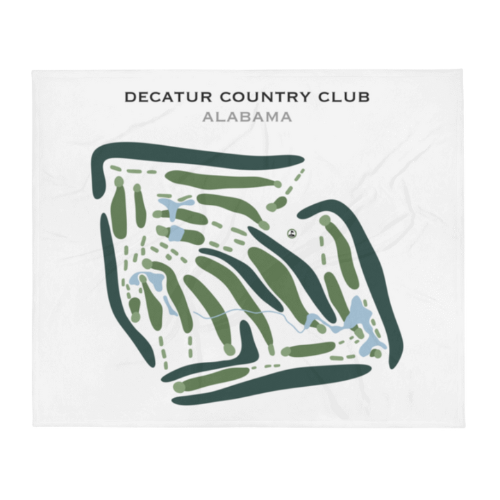 Decatur Country Club, Alabama - Printed Golf Courses