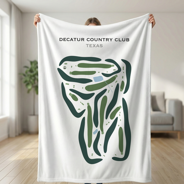 Decatur Country Club, Texas - Printed Golf Courses