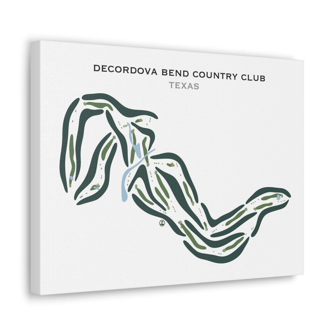 Decordova Bend Country Club, Texas - Printed Golf Courses