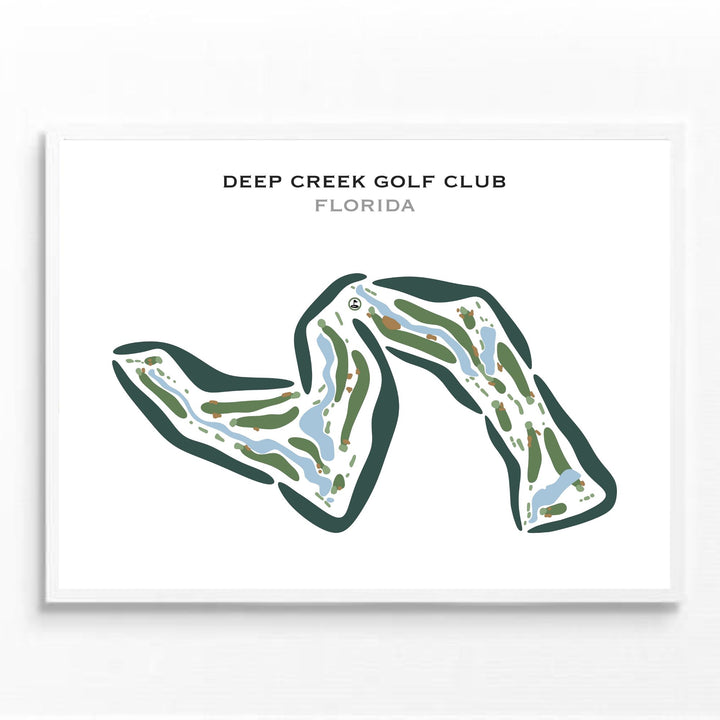 Deep Creek Golf Club, Florida - Printed Golf Courses