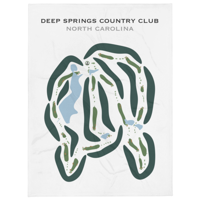 Deep Springs Country Club, North Carolina - Printed Golf Courses