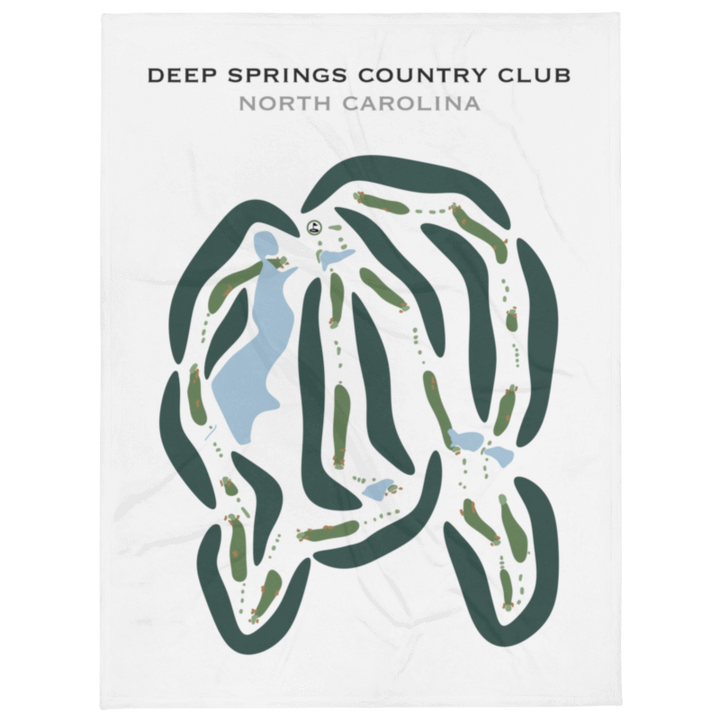 Deep Springs Country Club, North Carolina - Printed Golf Courses