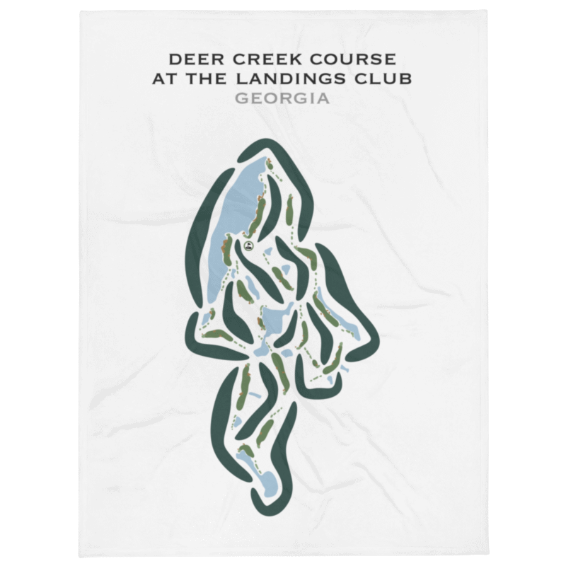Deer Creek Course at The Landings Club, Georgia - Printed Golf Courses