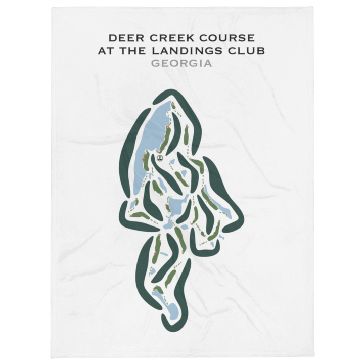 Deer Creek Course at The Landings Club, Georgia - Printed Golf Courses