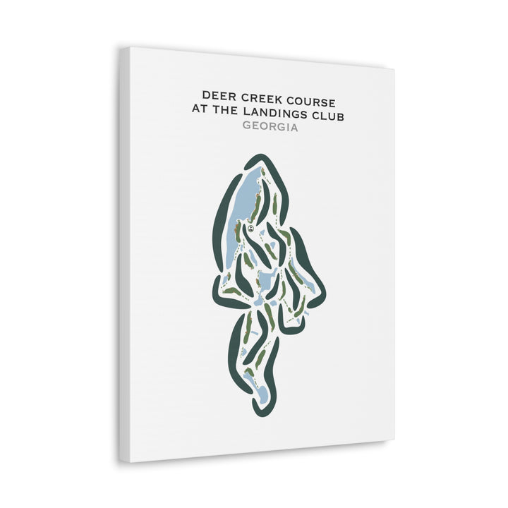 Deer Creek Course at The Landings Club, Georgia - Printed Golf Courses