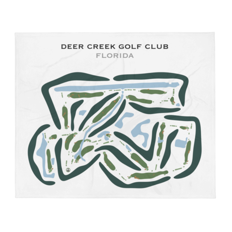 Deer Creek Golf Club, Florida - Printed Golf Courses