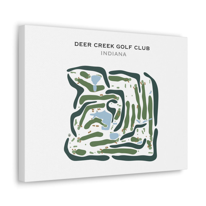 Deer Creek Golf Club, Indiana - Printed Golf Courses