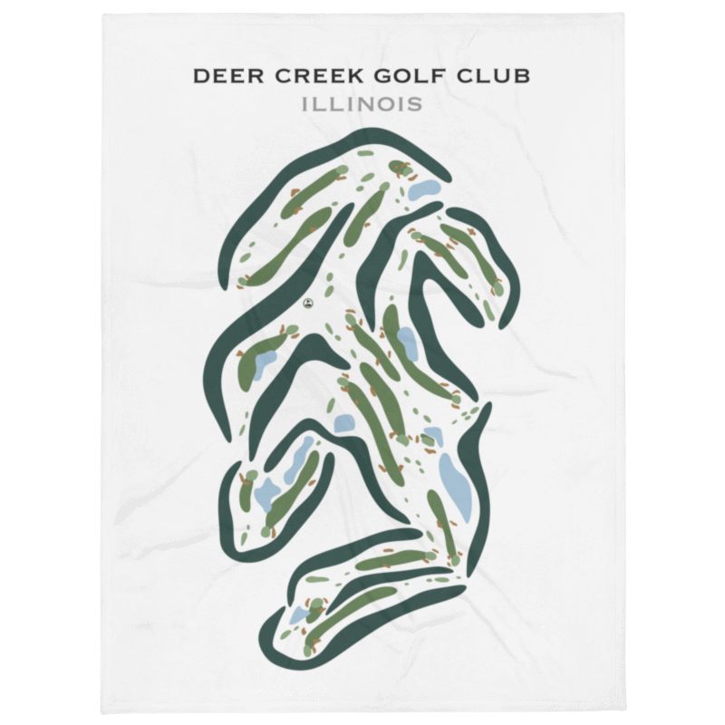 Deer Creek Golf Club, Illinois - Printed Golf Courses