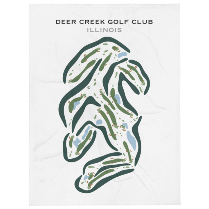 Deer Creek Golf Club, Illinois - Printed Golf Courses