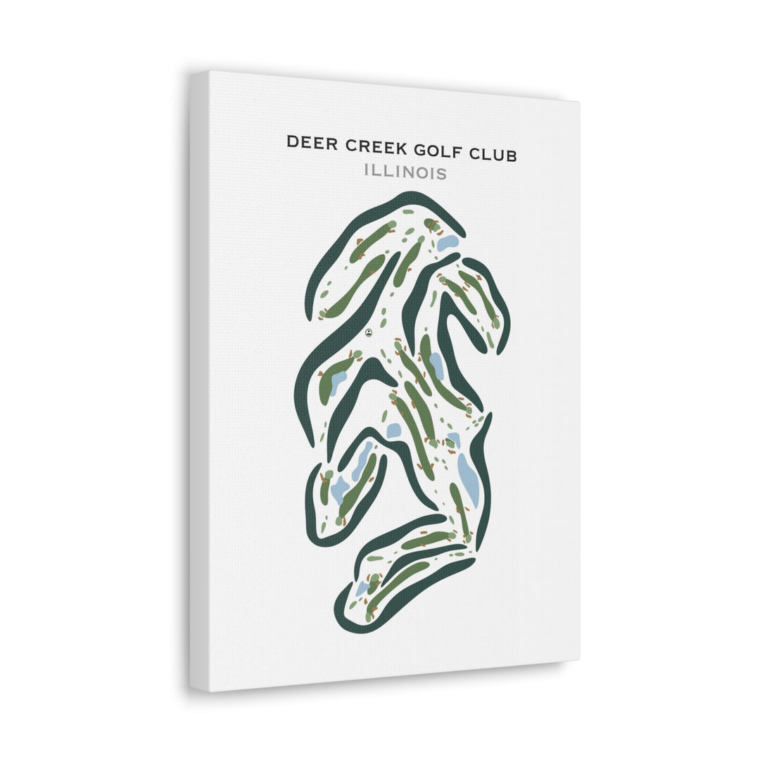 Deer Creek Golf Club, Illinois - Printed Golf Courses