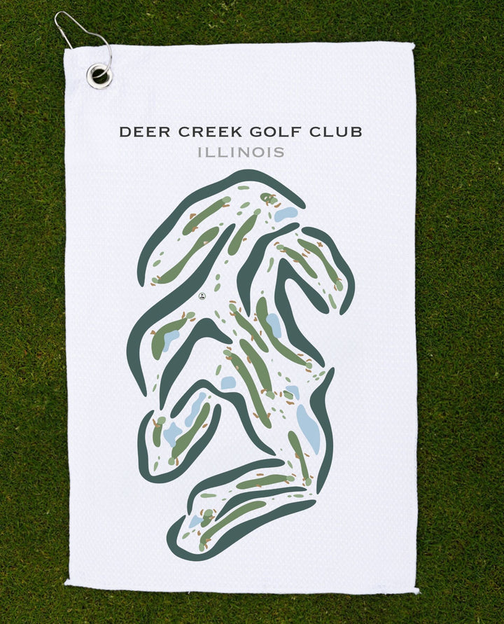 Deer Creek Golf Club, Illinois - Printed Golf Courses