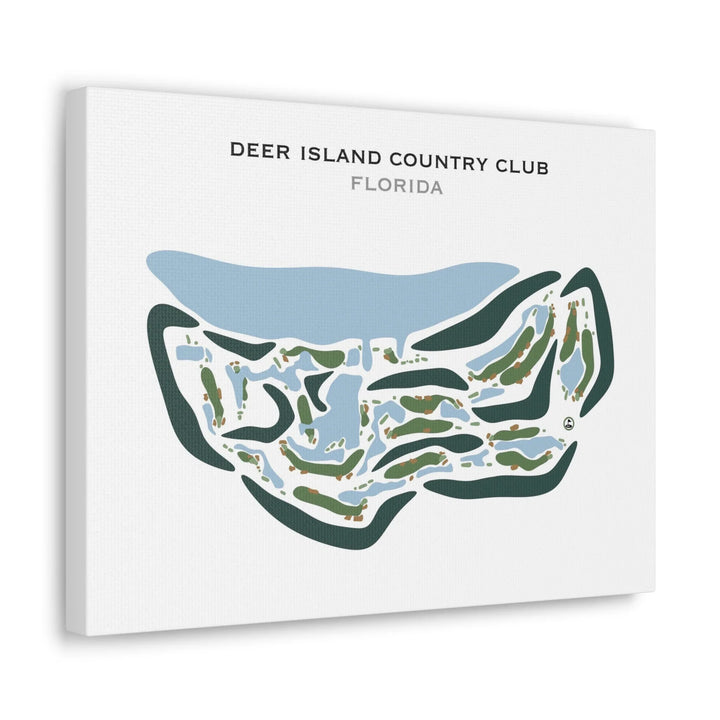 Deer Island Country Club, Florida - Printed Golf Courses