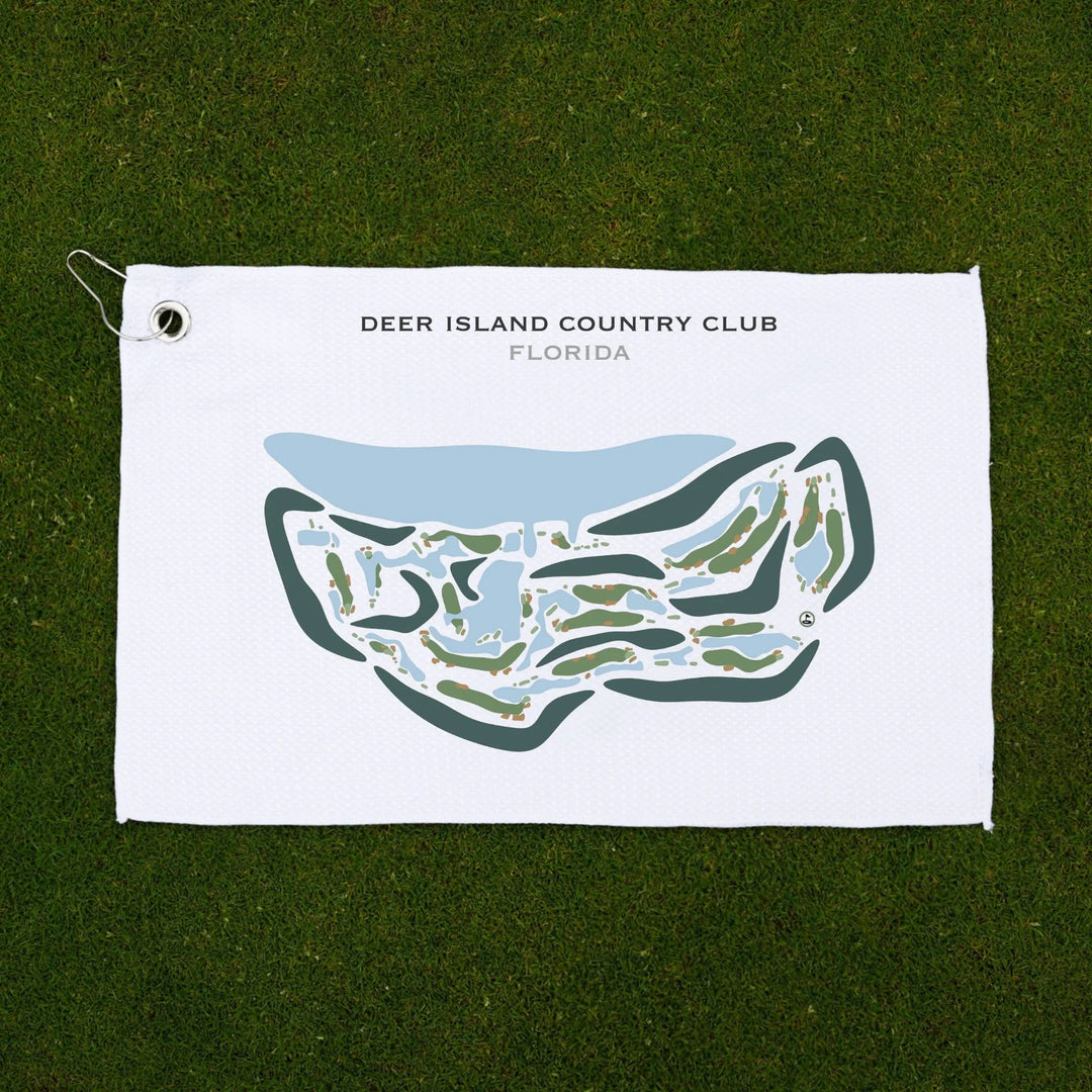 Deer Island Country Club, Florida - Printed Golf Courses