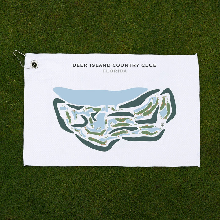 Deer Island Country Club, Florida - Printed Golf Courses