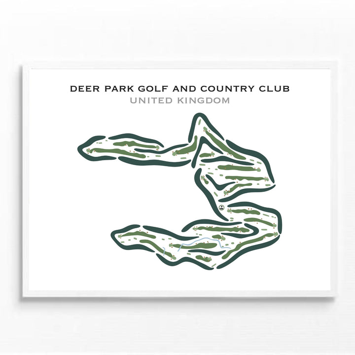Deer Park Golf & Country Club, United Kingdom - Printed Golf Courses