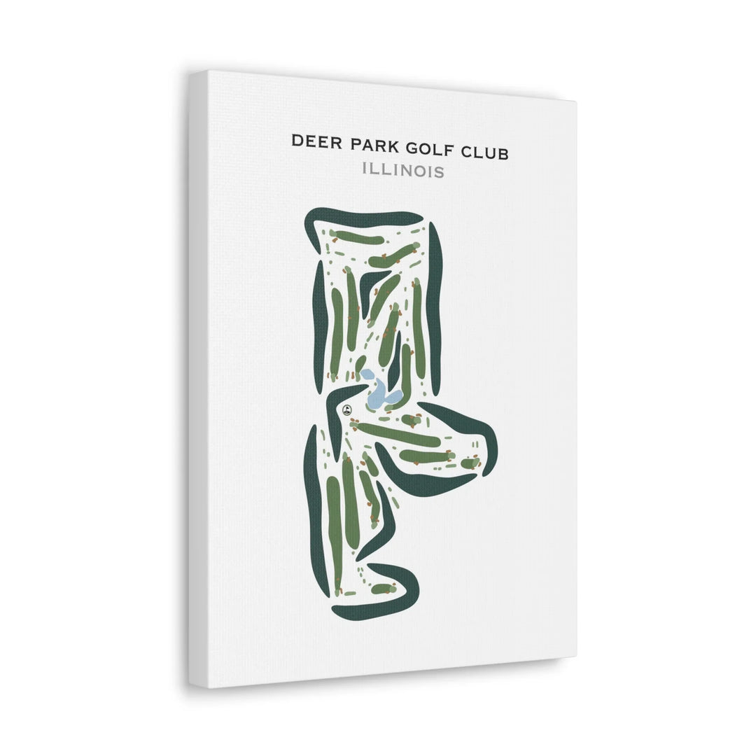 Deer Park Golf Club, Illinois - Printed Golf Courses
