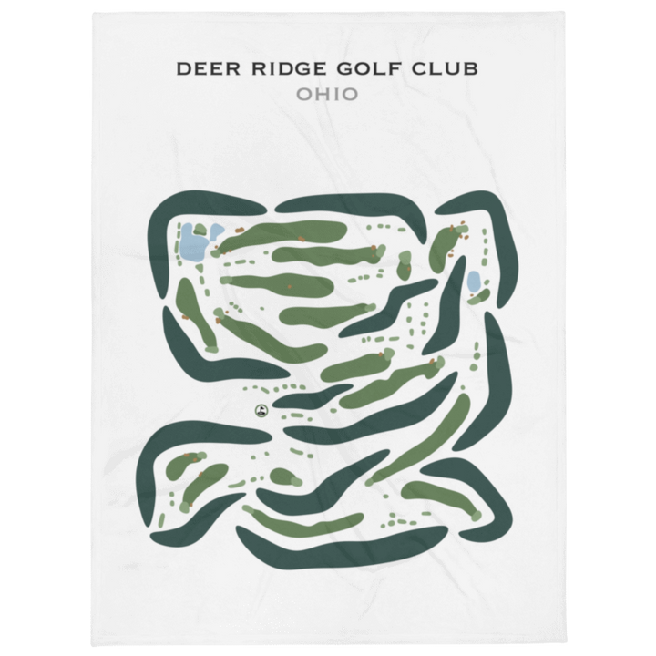 Deer Ridge Golf Club, Ohio - Printed Golf Courses