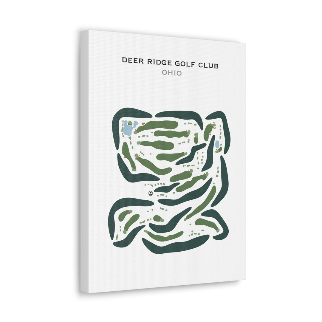 Deer Ridge Golf Club, Ohio - Printed Golf Courses