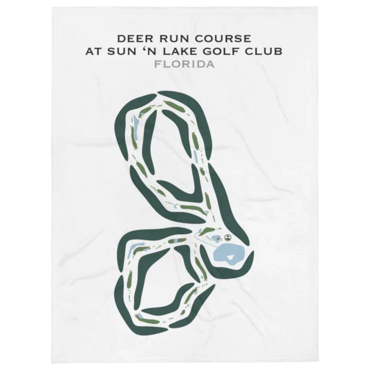 Deer Run Course at Sun 'N Lake Golf Club, Florida - Printed Golf Courses