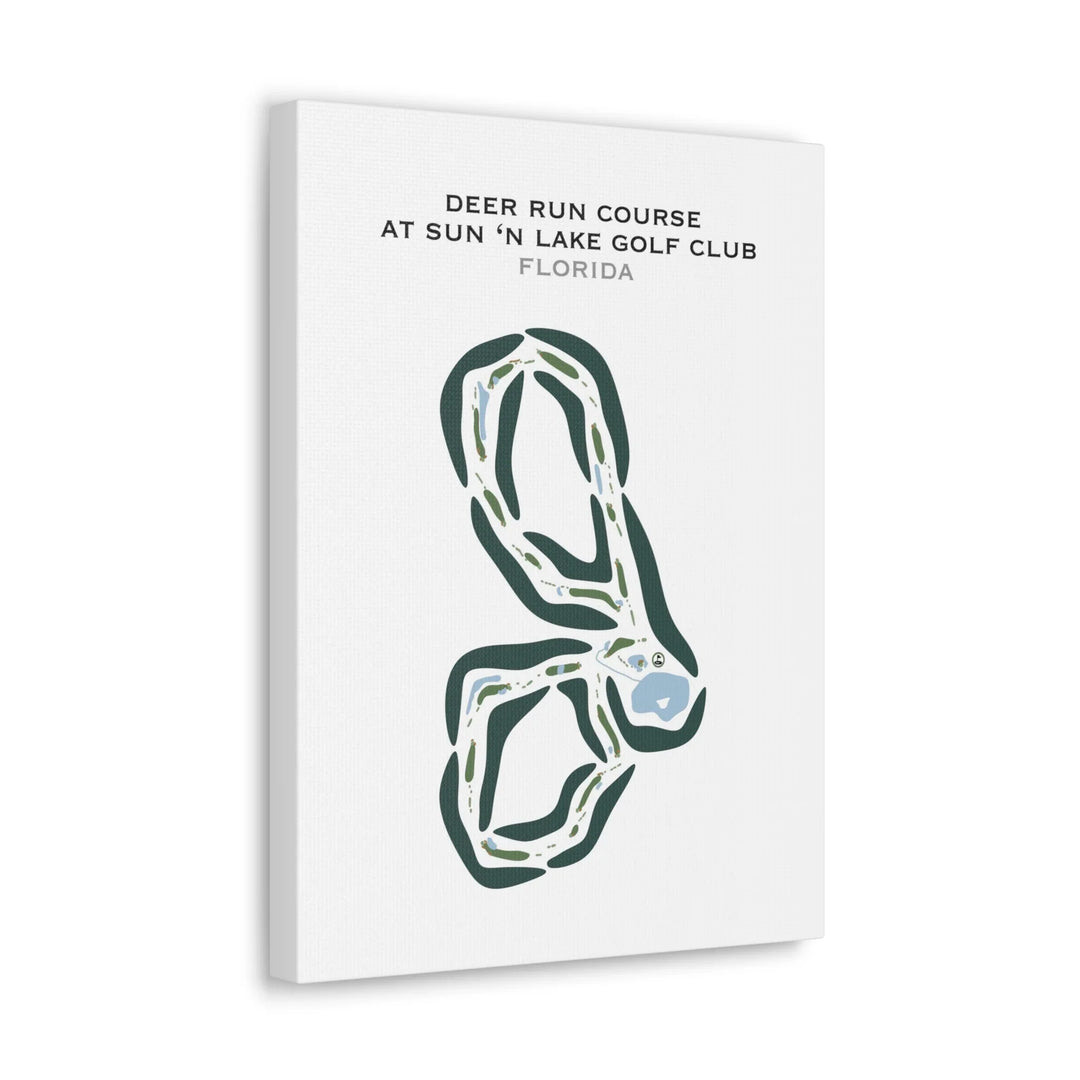 Deer Run Course at Sun 'N Lake Golf Club, Florida - Printed Golf Courses