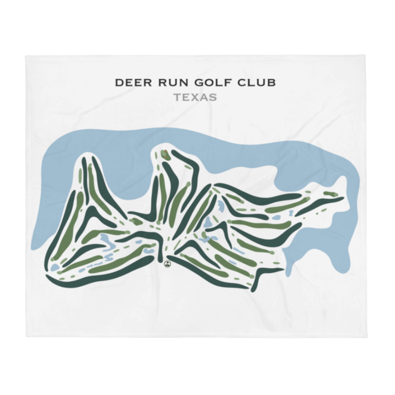 Deer Run Golf Club, Texas - Printed Golf Courses