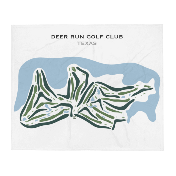 Deer Run Golf Club, Texas - Printed Golf Courses