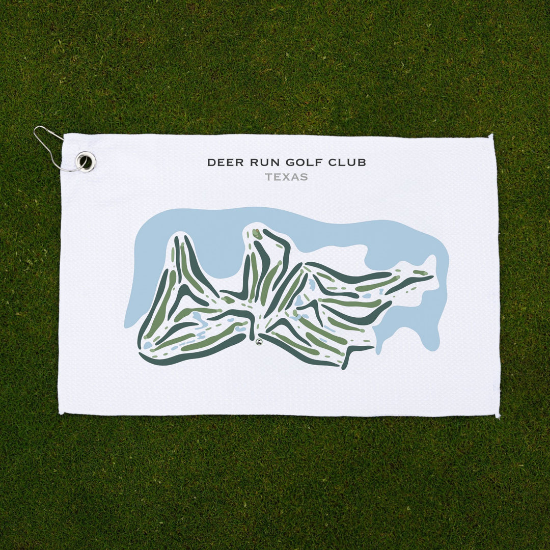 Deer Run Golf Club, Texas - Printed Golf Courses