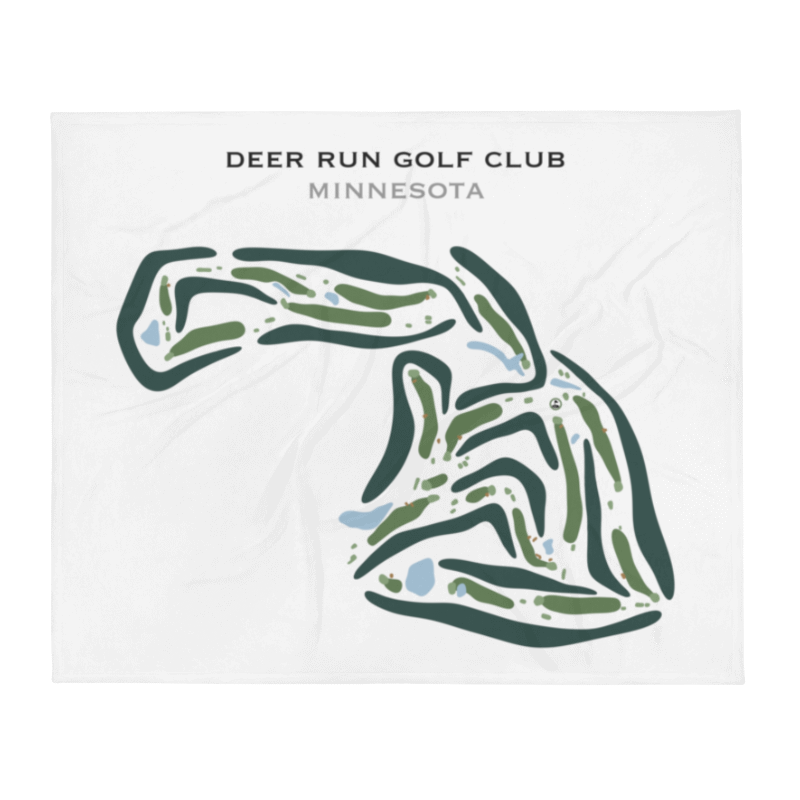 Deer Run Golf Club, Minnesota - Printed Golf Courses